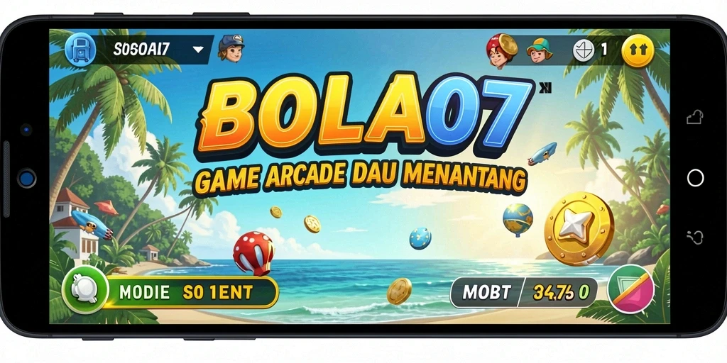 Screenshot gameplay BOLA07 yang menampilkan aksi luar biasa.