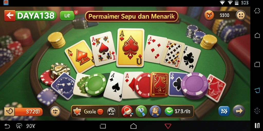 Screenshot DAYA138 menampilkan gameplay Gaple yang menarik dan kompetitif.