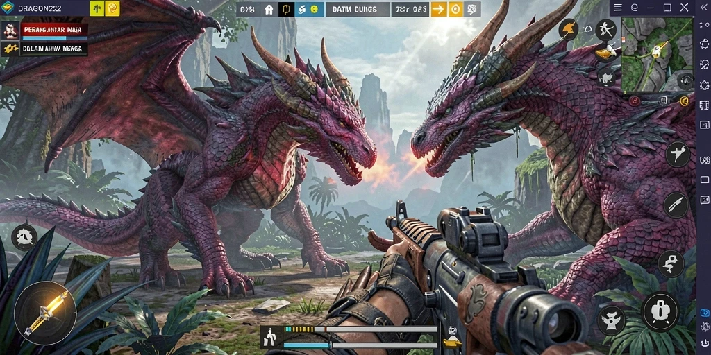 Gameplay menegangkan di DRAGON222 dengan pertempuran dinamis.