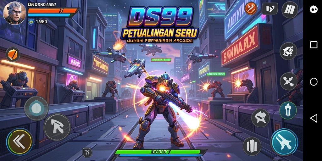 Tangkapan layar DS99 menampilkan aksi gameplay yang seru dan adiktif.