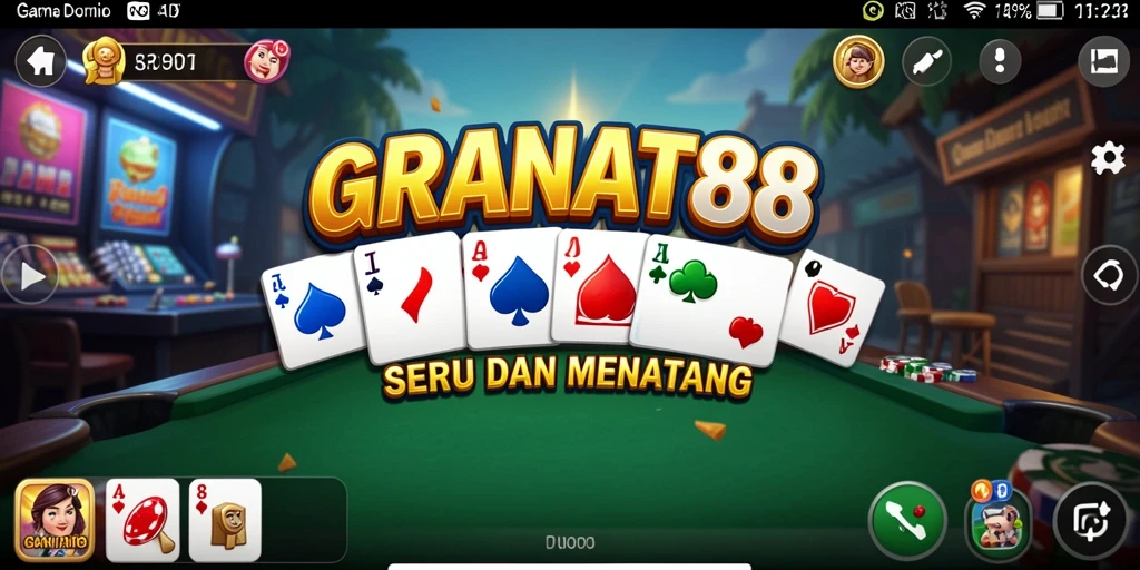 Tampilan gameplay seru dan menarik dalam GRANAT88.