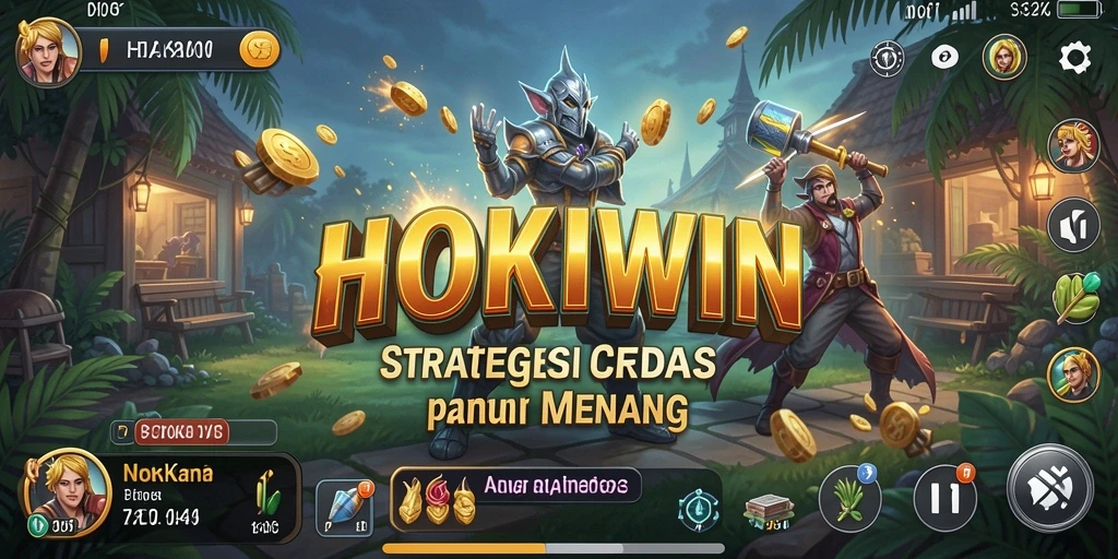 Tampilan gameplay HOKIWIN yang menegangkan dan penuh strategi.