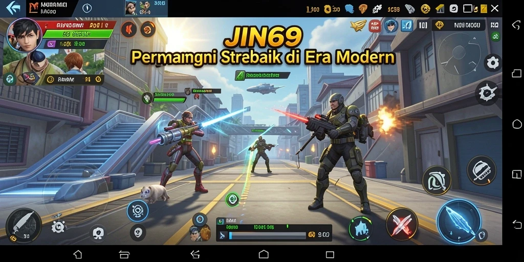Tampilan menarik dari gameplay JIN69 saat membangun kerajaan.