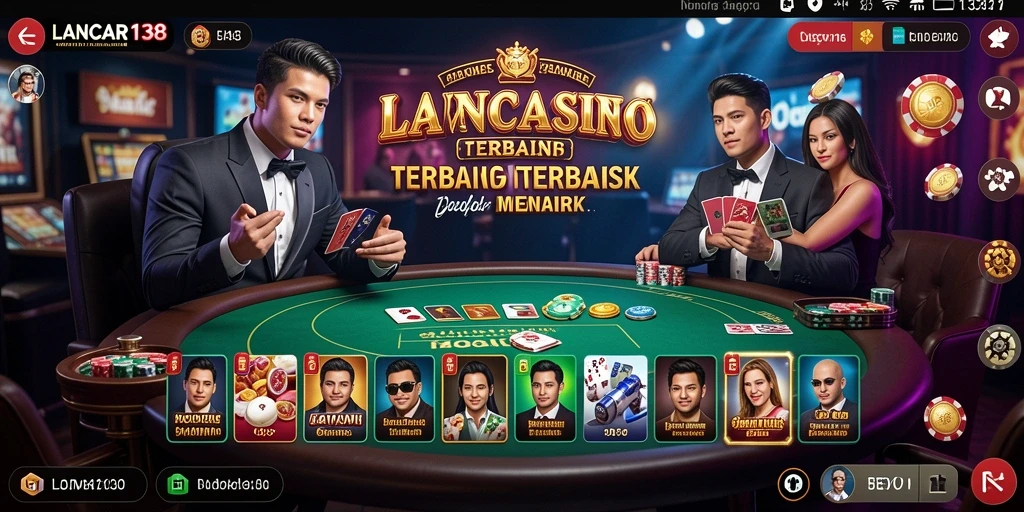 Tampilan gameplay Live Casino yang mendebarkan di LANCAR138.