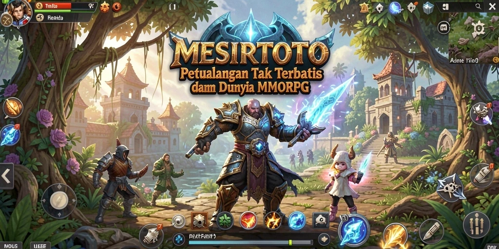 Gameplay seru di dunia fantasi yang luas.