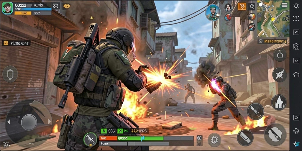 Gameplay seru di QQ222 dengan aksi tembak-menembak yang mendebarkan.