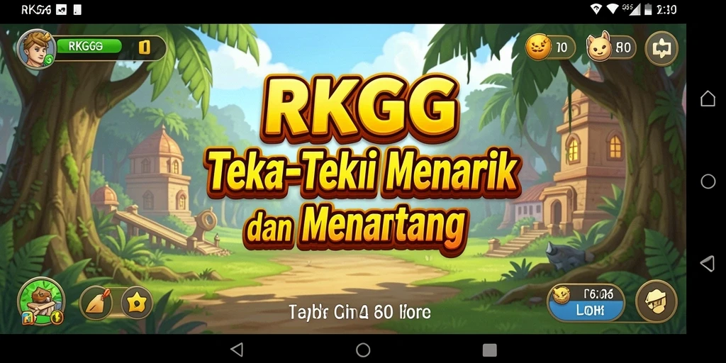 Tampilan gameplay menantang dalam RKGG dengan teka-teki yang menarik.