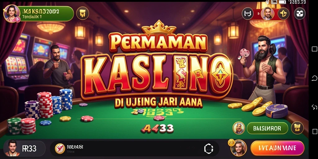 Screenshot RR33 menunjukkan gameplay Kasino yang menarik dan interaktif.