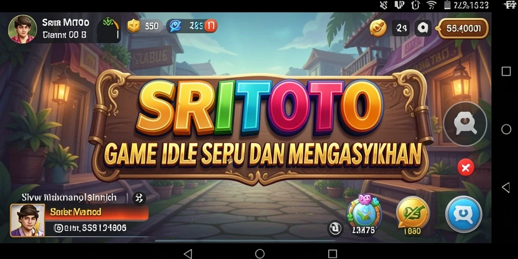 Tampilan gameplay SRITOTO yang mengasyikkan dan interaktif.