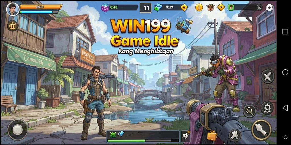 Tampilan gameplay Idle yang menarik dan mengasyikkan.